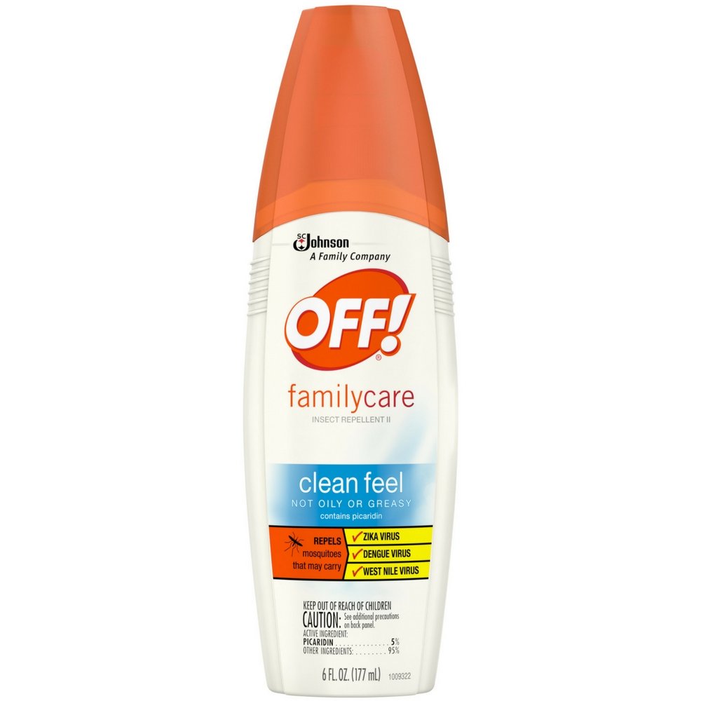 OFF! FamilyCare Clean Feel Insect & Mosquito Spritz, Bug Spray 6 oz