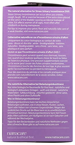 Natracare Dry & Light, Slim, Natural and Absorbent Pads with Organic Cotton Cover for Light Urinary Incontinence (1 Pack, 20 Pad