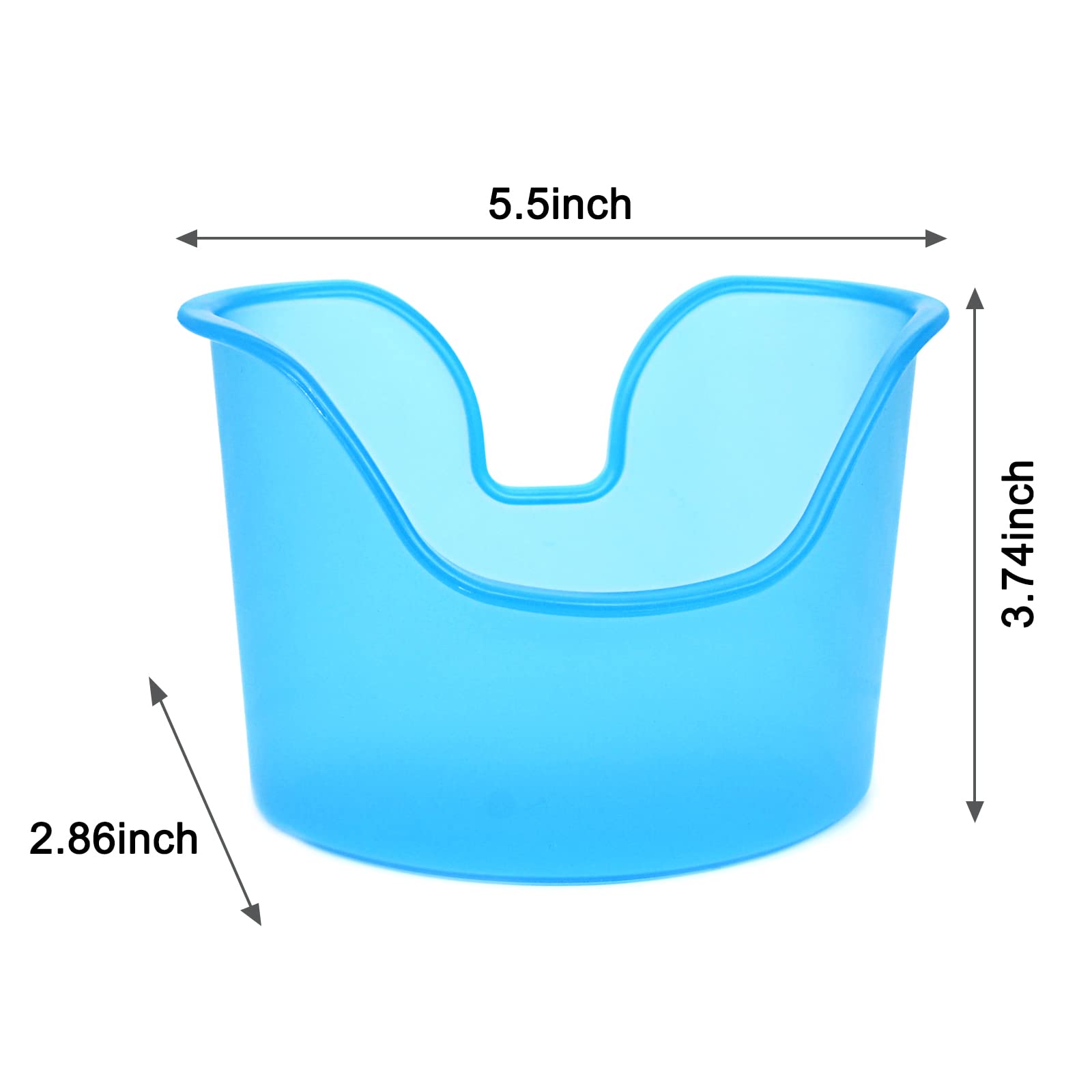 Ear Wash Basin- Wax Removal Basin.Compatible with All Types of Ear Wash Systems.(Blue) Rx (TM) Ear Wash Systems (Blue)