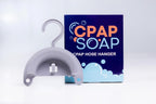CPAP Soap Clean Start Kit - Wash Basin, 2-Piece Cleaning Brush Set with Flexible Soft Bristles, and Hose Hanger with Suction Cup