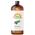 Sun Essential Oils - 16 oz Rosemary Essential Oil for Hair Growth, Skin, Scalp - Drops for Diffuser, Humidifier & Aromatherapy M