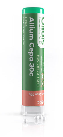 OLLOIS Allium Cepa 30c Organic, Lactose-Free Homeopathic Medicine, 80 Pellets (Pack of 1)