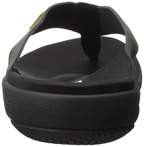 Spenco Mens Yumi Pure Sandal, Black, 11