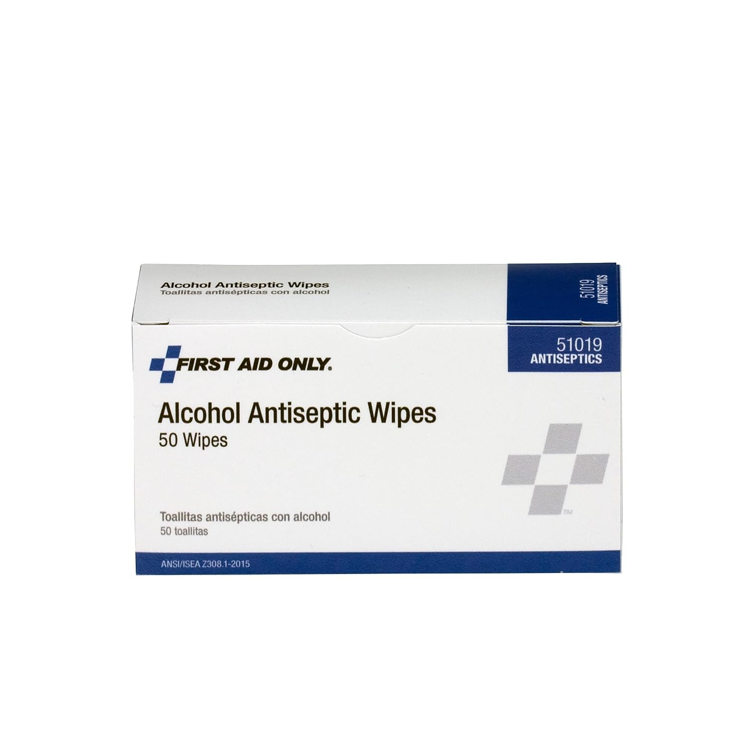 PhysiciansCare 51019 Alcohol Prep Pads, Single Use Packets, 50 Packets/BX