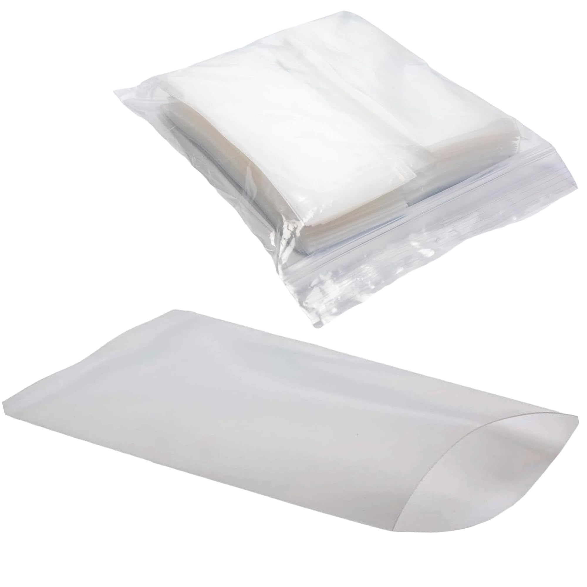 Vakly 100 Pill Crusher Pouches Disposable Heavy Duty Medication Bags for Crushing Tablets, Pills and Vitamins - Thick Clear Medi