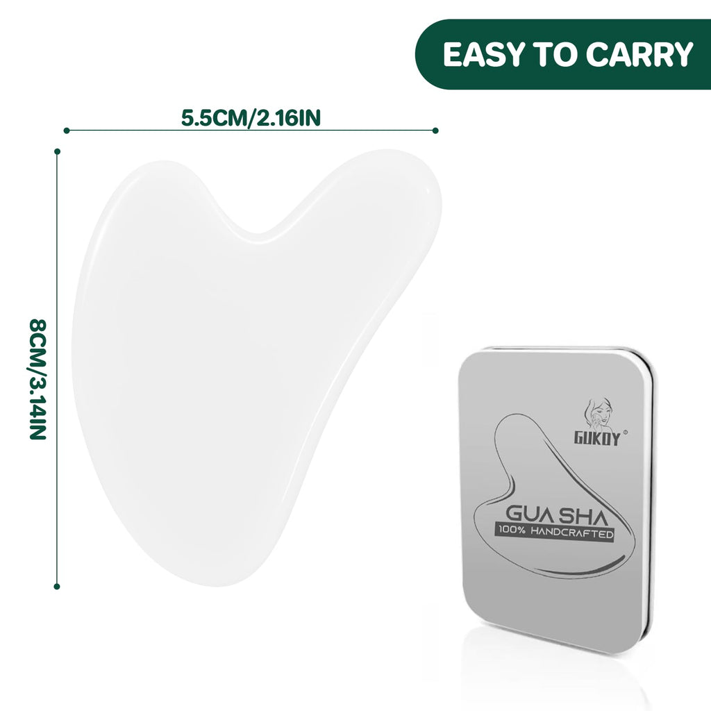 Gua Sha Facial Tools, GuaSha Massage Tool Guasha Board for SPA Acupuncture Therapy Trigger Point Treatment, Gua Sha Scraping Mas