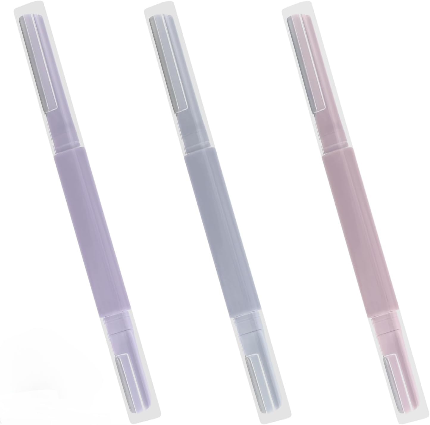 Zeelpetal Dermaplaning Tool 3 Set,Eyebrow Razor For Women Face Dermaplane Shaving Tool,Face Razor For Peach Fuzz And Hair Remova