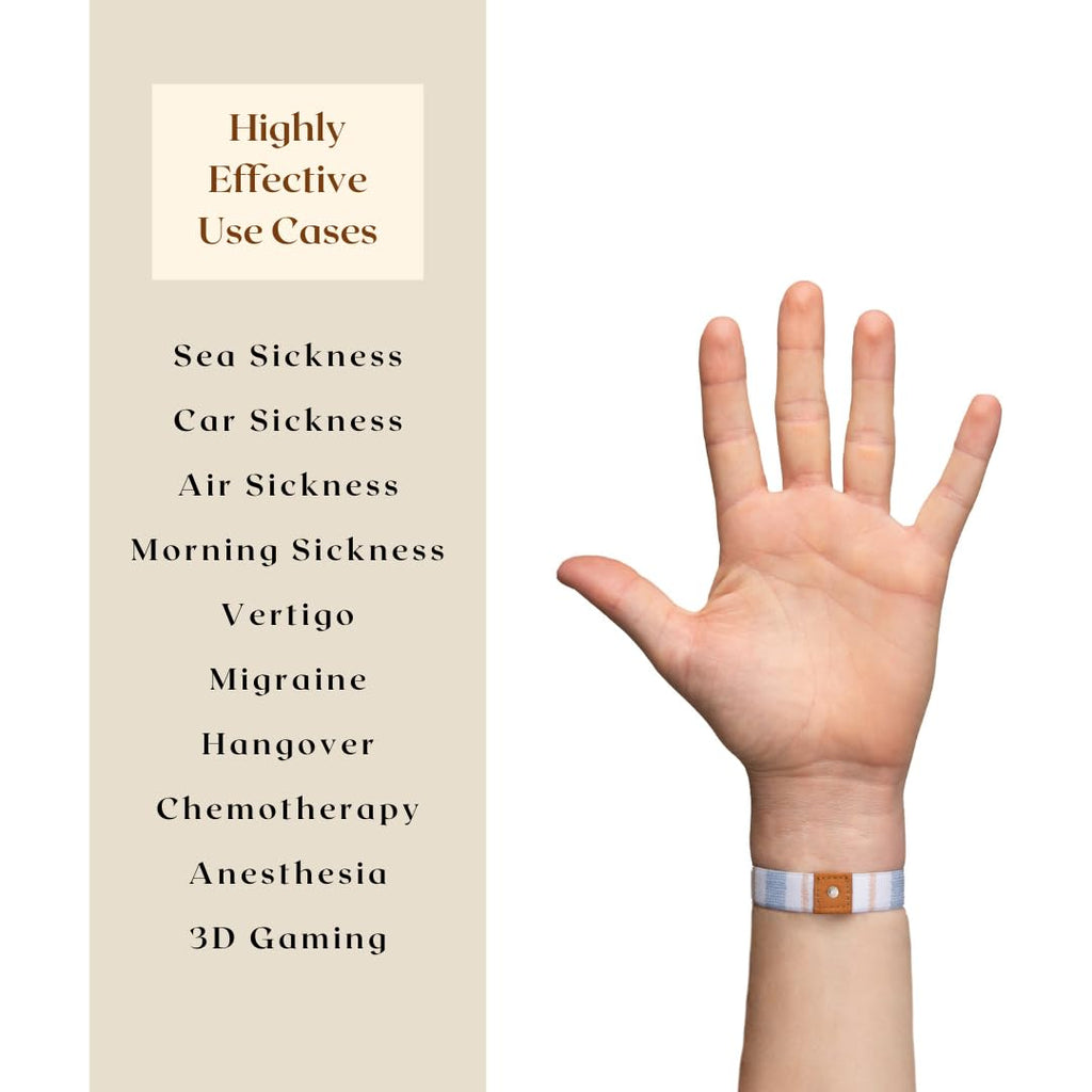 Rootd Anti Nausea Wristband - Kids/X-Small | Motion Sickness Bands, Morning Sickness Relief - Sea Bands for Motion Sickness for