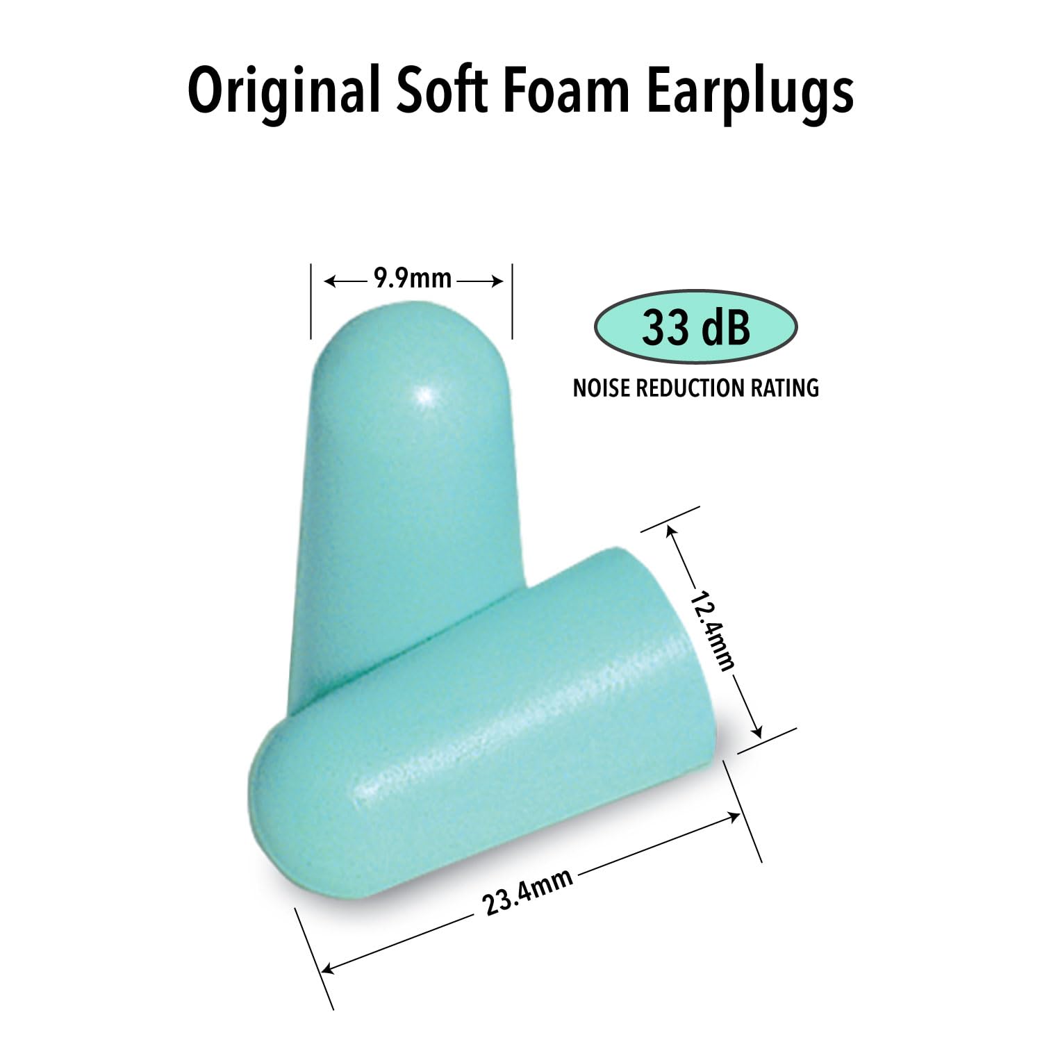 Macks Original Soft Foam Earplugs, 50 Pair - 33dB Highest NRR, Comfortable Ear Plugs for Sleeping, Snoring, Work, Travel & Loud