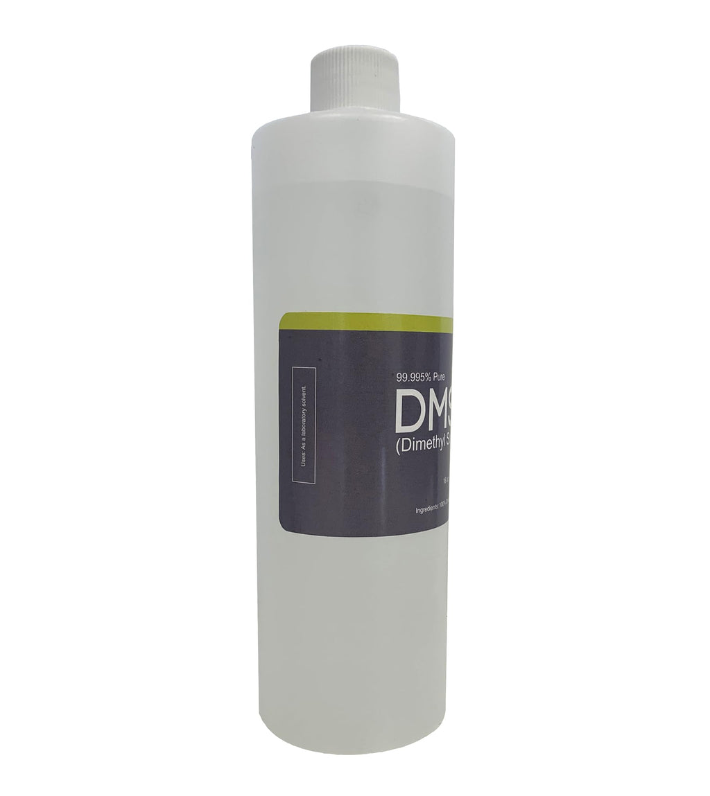 DMSO 16 oz. Pure 99.995% Liquid | USP Grade Dimethyl Sulfoxide | Non-diluited | Low Odor | BPA Free