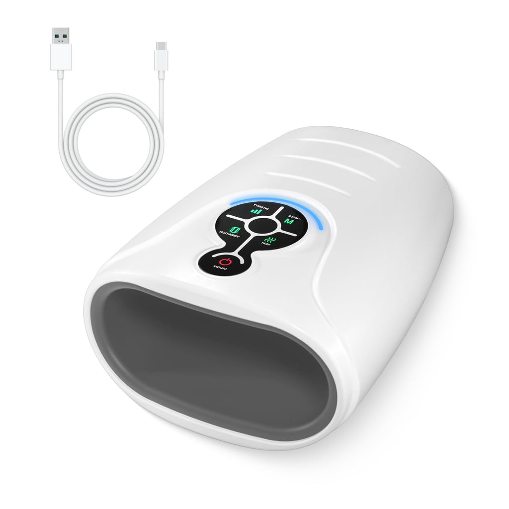 AERLANG Hand Massager Hand Massage Machine with Heat and Compression Cordless Electric Hand Massager for Arthritis and Carpal Tu
