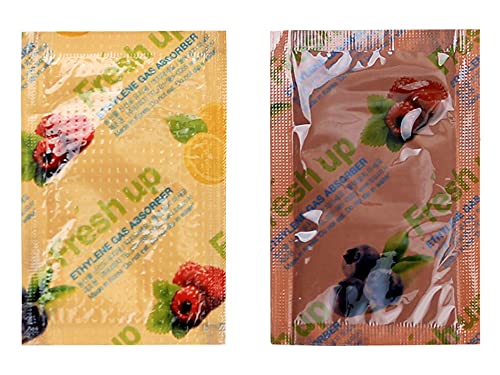 5 Gram (50 Pack) Produce Saver Ethylene Gas Absorber - Produce Freshness Packets Produce Saver to Extend Freshness of Vegetables