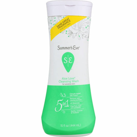 Summer's Eve Aloe Love Gentle Daily Feminine Wash, Removes Odor, pH balanced, 15 fl oz. (Pack of 1)