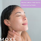 MOXE Shower Mist, Spa Steam Spray, Certified Natural Essential Oils, Aromatherapy, Tension Relief (Lavender, 4 Fl Oz (Pack of 1)
