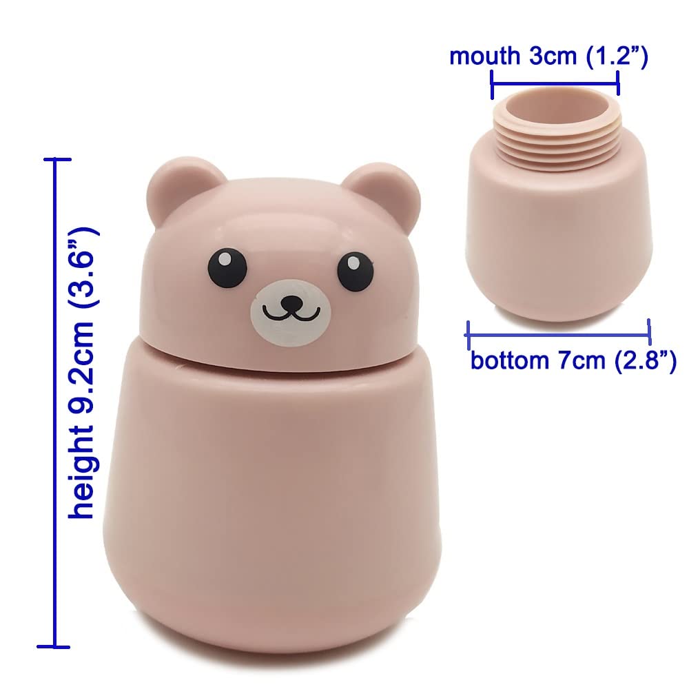 CoaGu 2-Pack Bear Pill Crushers - BPA-Free Dual Grinders, FDA-Compliant Fine Powder, Nursing Home & Travel Essentials