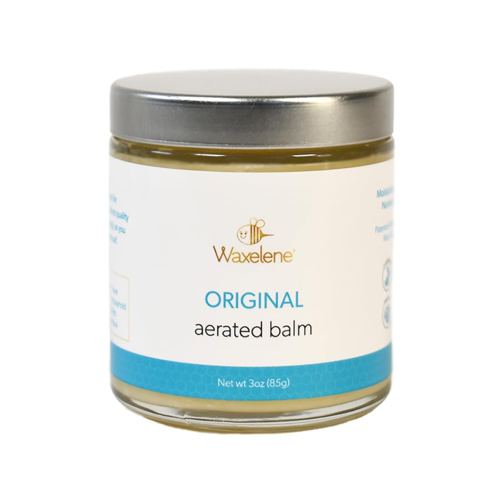 Waxelene Original Aerated Balm, Travel Jar, Organic Multipurpose Ointment the Petroleum Jelly Alternative Eczema Dry Sensitive S