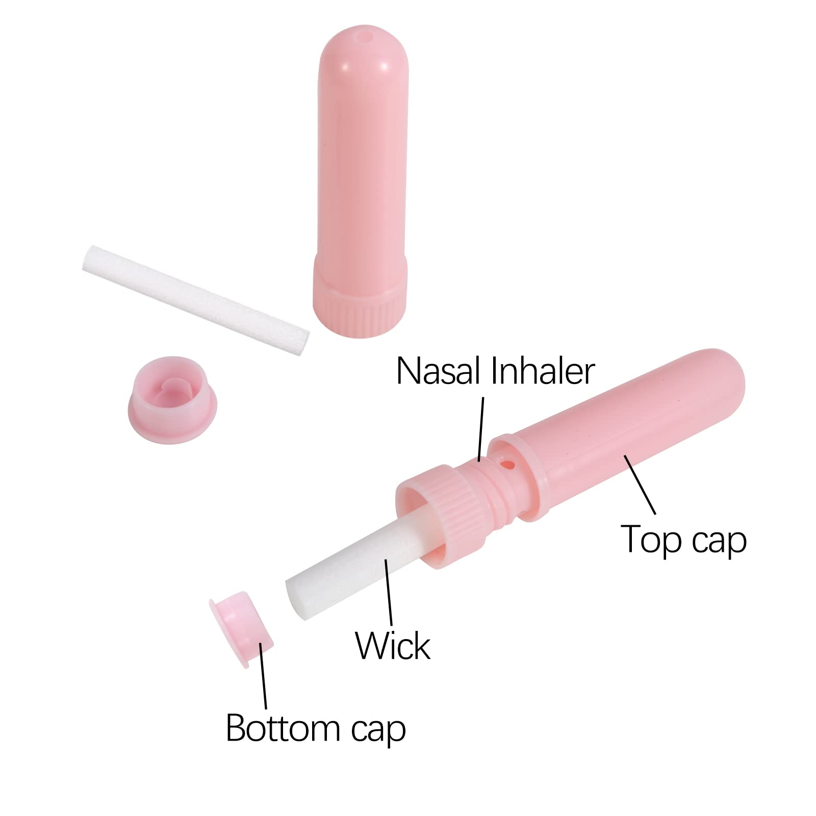 ifin Set of 24 Essential Oil Nasal Inhaler Tubes for Aromatherapy in 12 Colors. Take Your Essential Oils on The Go, Get 184 Piec