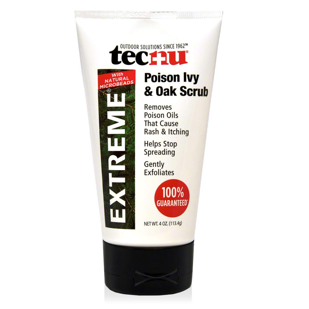 Tecnu Extreme Poison Ivy & Oak Scrub, 4 Oz, Removes Poisonous Plant Oils That Cause Rash and Itching, Poison Ivy and Poison Oak 