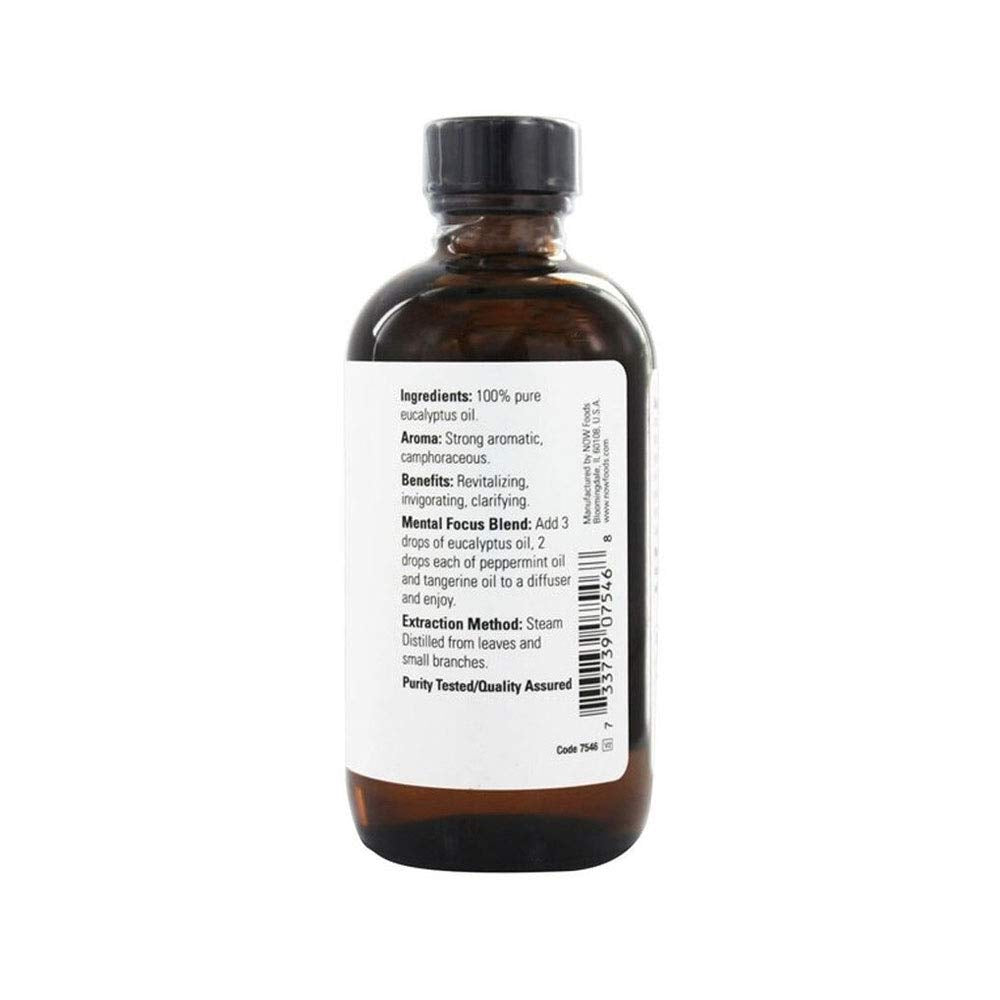 NOW Foods Eucalyptus Globulus Oil, 4 Fluid Ounce