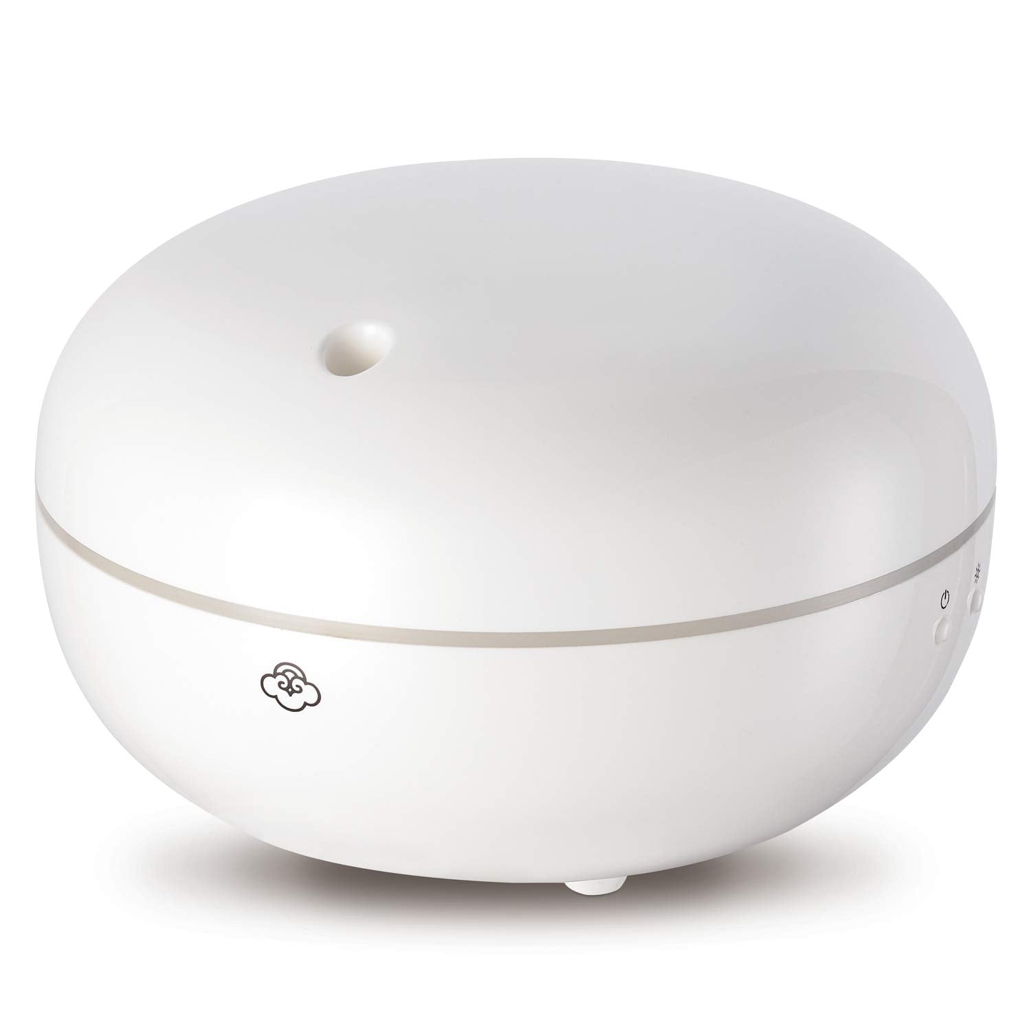Serene House Ultrasonic Macaron Aromatherapy Essential Oil Cool Mist Diffuser - Optional Warm White, Calming Ambient Light Displ