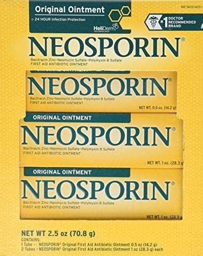 Neosporin Original Ointment First Aid Antibiotic Treatment 3 Pack Value Pack  (Value Pack)