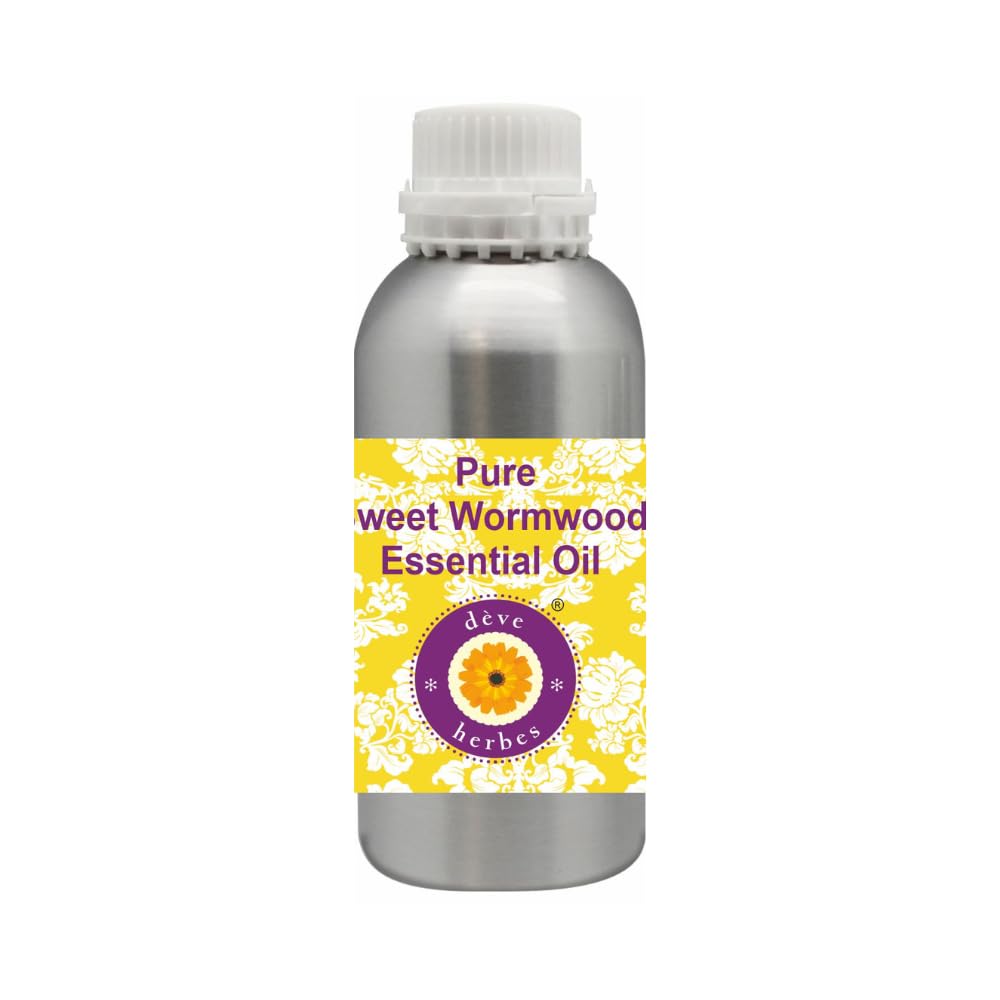 Deve Herbes Pure Sweet Wormwood Essential Oil (Artemisia annua) Steam Distilled 630ml (21 oz)