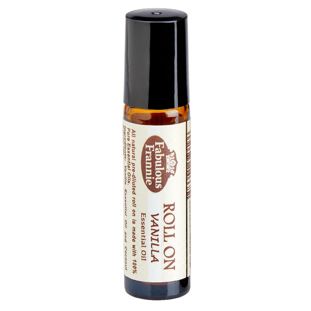 Fabulous Frannie Vanilla Roll On Made with Vanilla Essential Oils and Coconut Carrier Oil 10ml (Pack of 1)
