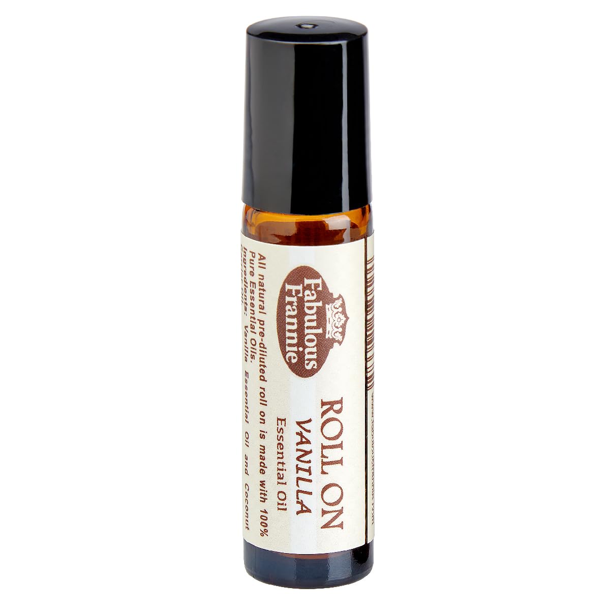 Fabulous Frannie Vanilla Roll On Made with Vanilla Essential Oils and Coconut Carrier Oil 10ml (Pack of 1)