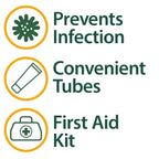 Globe (3 Pack 1oz Triple Antibiotic Ointment, First Aid Ointment for Minor Scratches and Wounds and Prevents Infection, Compare