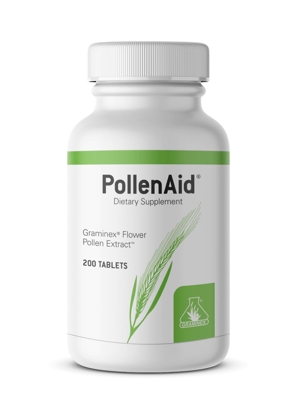 Graminex PollenAid Prostate Supplement: All Natural Prostate Support for Bladder Control & Urinary Tract Health, Rye Pollen Extr