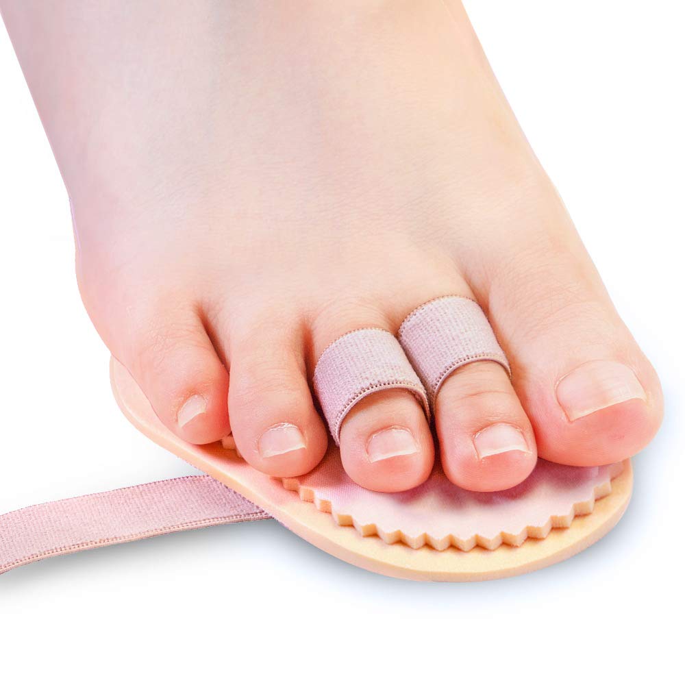 Welnove - Hammer Toes Straightener Toe Splint Corrector for Claw, Curled, Crooked Toe, Cushion Brace Joint Realign Metatarsal Su