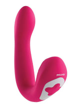 Evolved Novelties - Buck Wild - Come Hither Dual End Rechargeable Silicone Massager - Pink