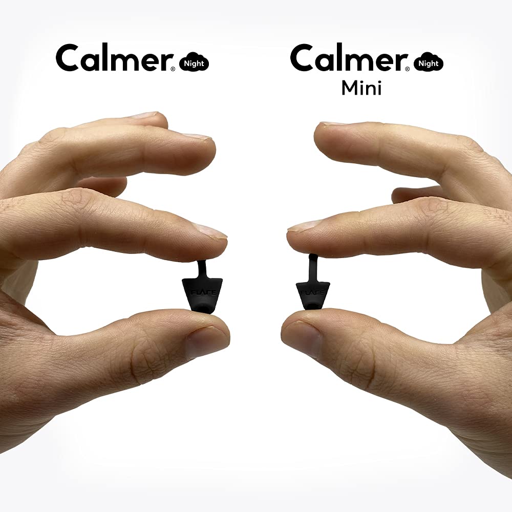 Flare Calmer Night Mini - Small Sleeping Ear Plugs Alternative - Reduce Annoying Noises Without Blocking Sound - Extra Soft Reus