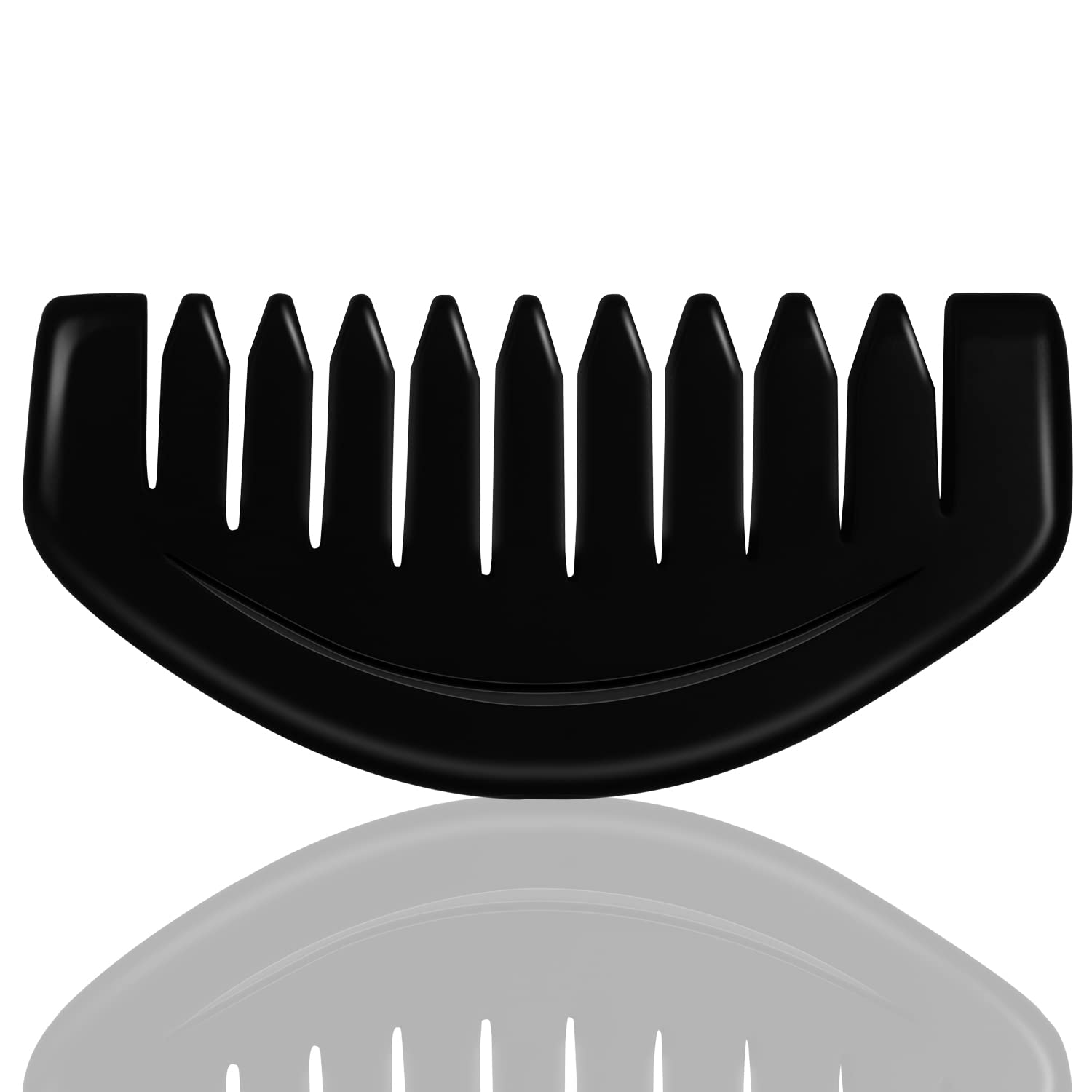 LEOSENSE Gua Sha Comb, Natural Sibin Bian Stone Scalp Massage Comb, Facial GuaSha Tool for Lift and Puffiness, Jade Gua Sha Scra