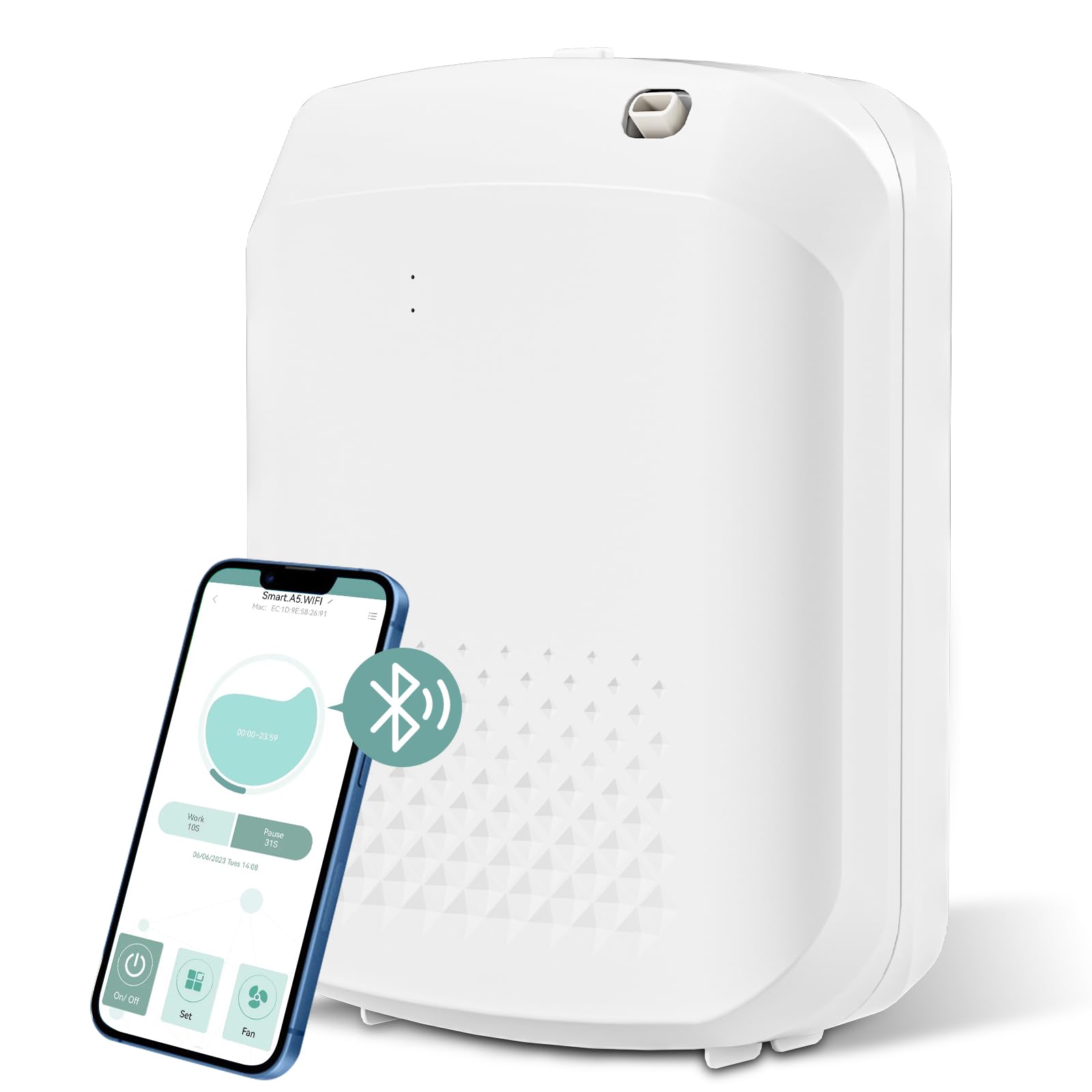 Barthelemy Smart Scent Air Machine for Home, 1500 Sq. Ft Coverage Hotel Collection Diffuser with Smart Cold Air Tech, Bluetooth 