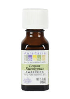 Aura Cacia Aromatherapy Lemon Eucalyptus Essential Oil 1/2 Oz. Bottle