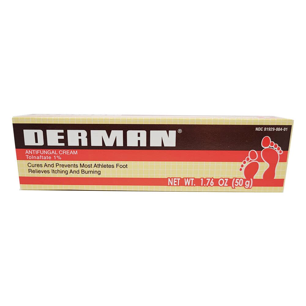12 Pack-Derman-Antifungal Cream 1.76oz (50g)
