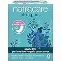 Natracare Slim Fitting Ultra Pads with Wings, Super Plus, Made with Certified Organic Cotton, Ecologically Certified Cellulose P