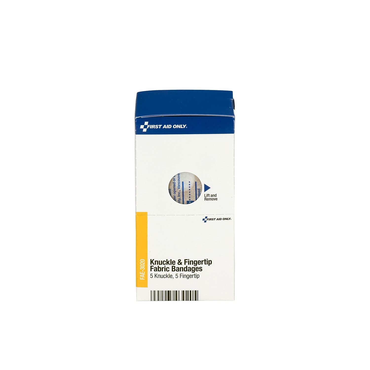 First Aid Only Knuckle & Fingertip Fabric Bandages, 10 Count