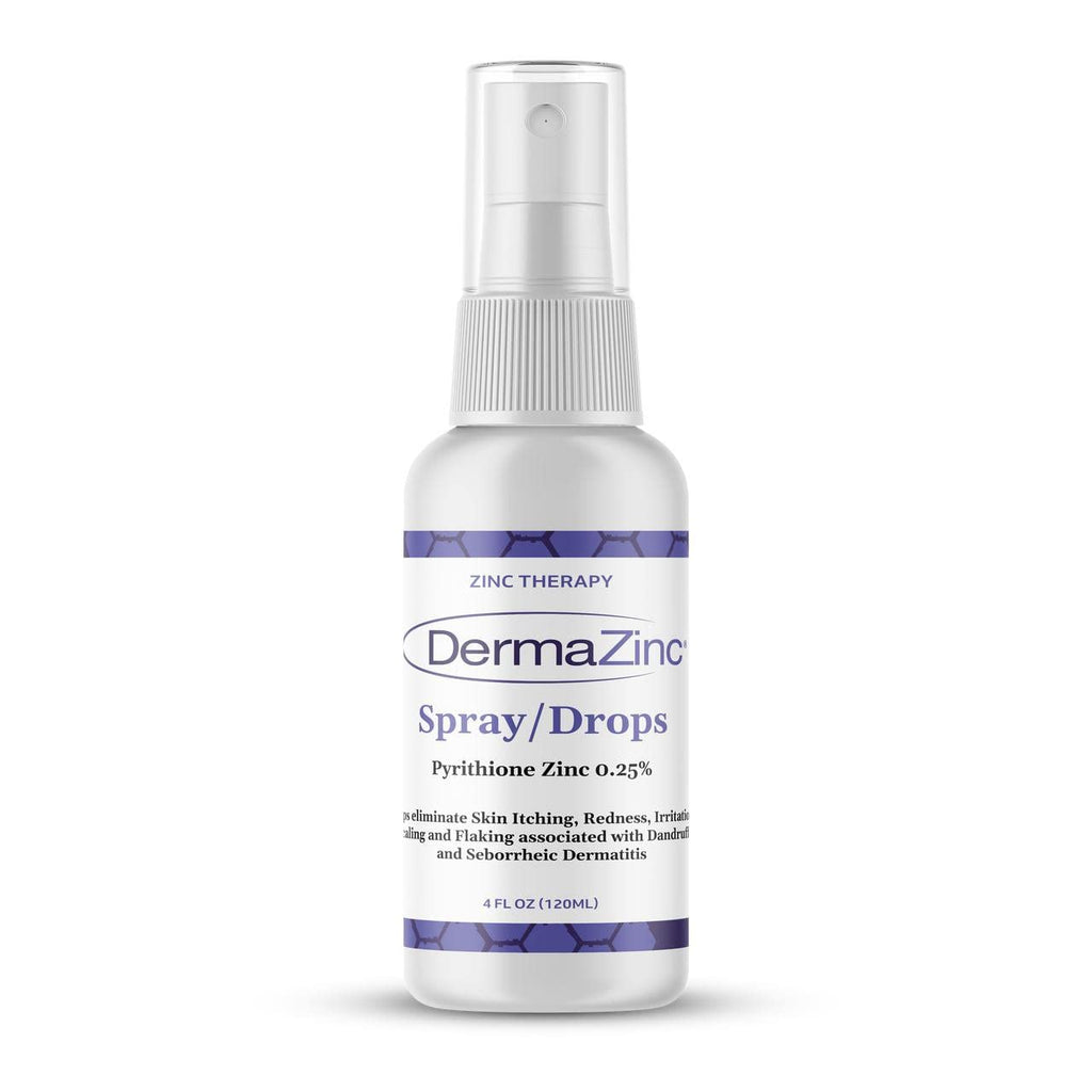 DermaZinc Therapy Spray/Drops, Zinc Spray for Skin, Drops, Skin Disorder Relief Spray and Drops for Psoriasis, Dermatitis, Eczem
