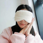 RAYNAG 4 Pack Plush Eye Mask Soft Sleeping Blindfold Eye Cover for Sleepover Gift Birthday Party Favors, Comfortable Silky Fabri