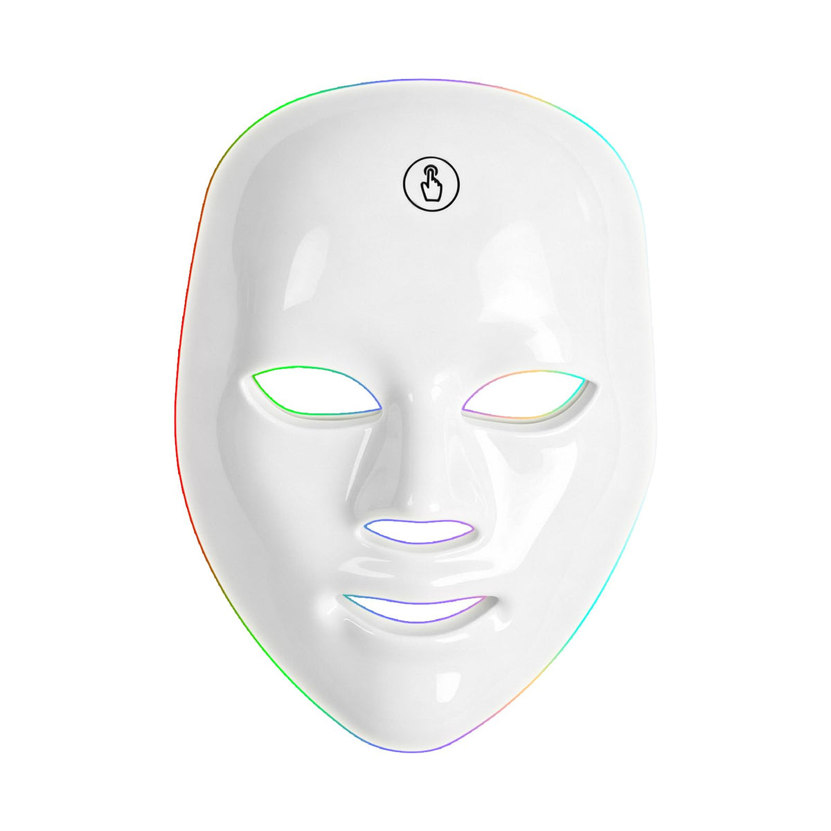 Ronvelylee Red Light Therapy For Face,LED Facial Skin Care Mask,Red Light Mask for Face, LED Facial Mask Light,Home Use,White.