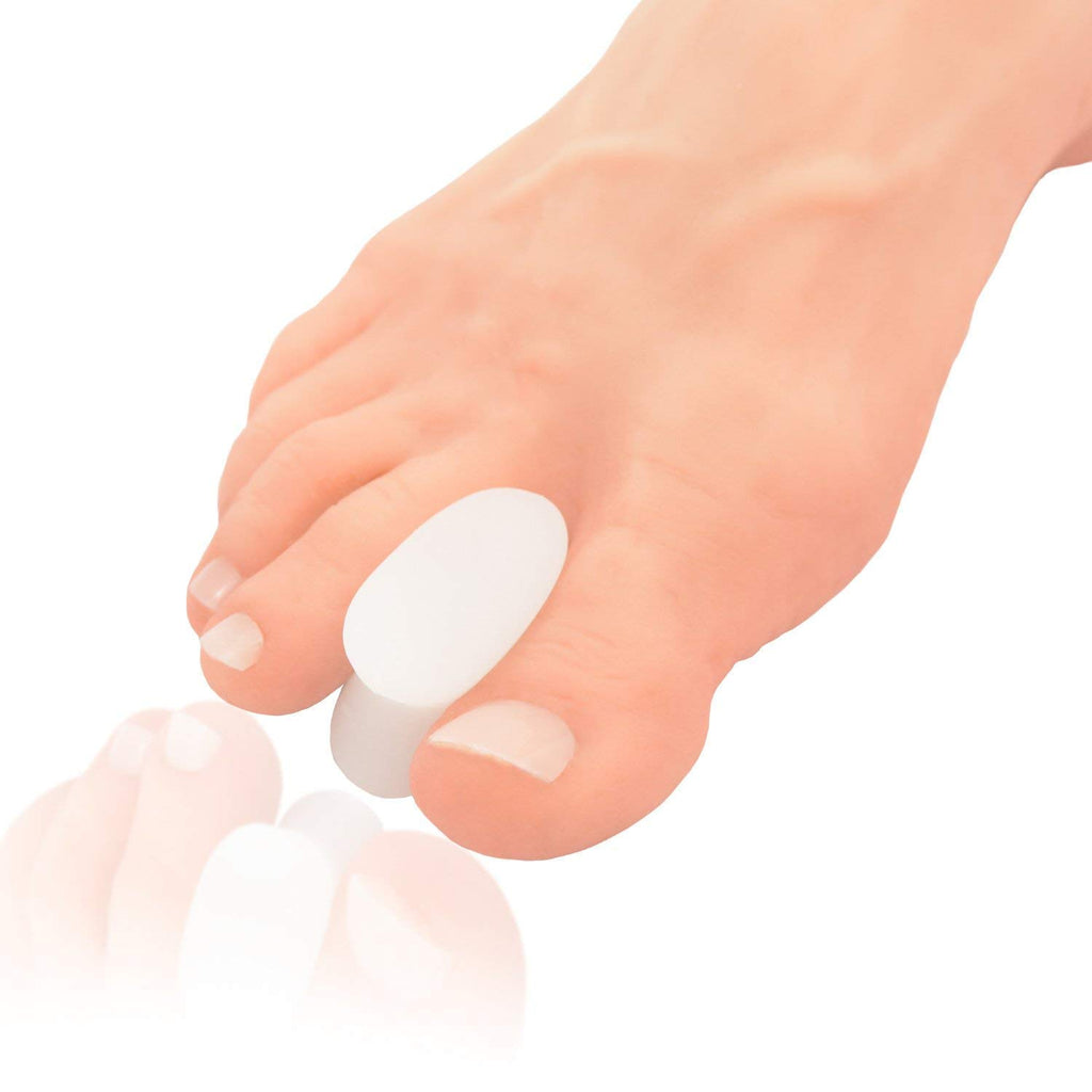 Dr. Frederick's Original Gel Toe Separators - 6 Pcs - Gel Toe Spacers - Temporary Bunion Corrector - Gel Orthotic for Bunion - O