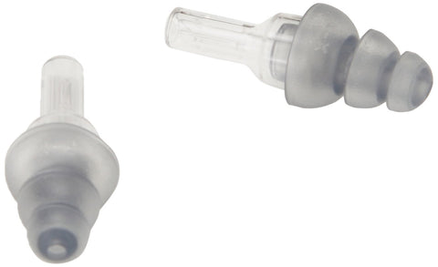 Etymotic Research ER20 High-Fidelity Earplugs, Frost with Clear Stem, 1 Pair Standard Fit, Clamshell Packaging