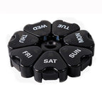 Wopanxye Weekly Pill Organizer, 7 Day Pill Box Daily Reminder, Portable Vitamins Case, Large Capacity Compartments, Travel Pill 