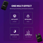 LAMUSELAND Essential Oil Nasal Inhaler, Pure and Organic Peppermint 6 Flavors Dual Nasal Stick Energy Bar for Sinus & Congestion