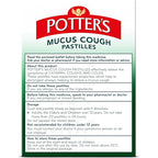 Potters Mucus Cough 20 Pastilles