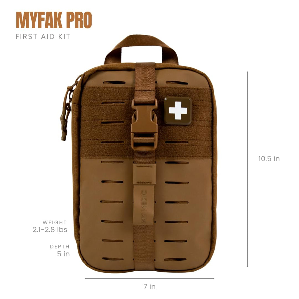 My Medic MyFAK PRO First Aid Kit Bag - Emergency Survival Essentials, Medical Accessories, Rescue Necessities & Supplies For Hom