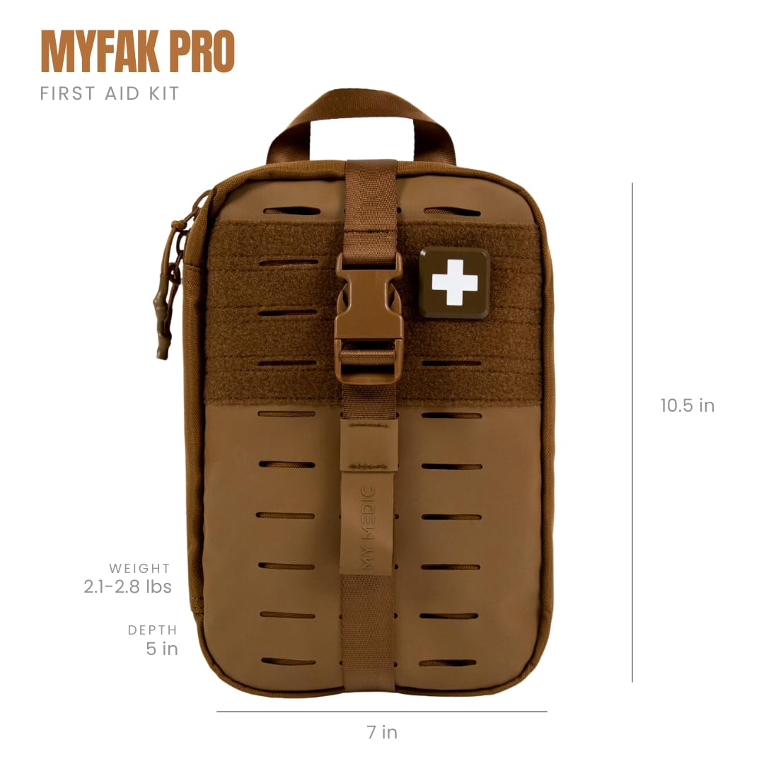 My Medic MyFAK PRO First Aid Kit Bag - Emergency Survival Essentials, Medical Accessories, Rescue Necessities & Supplies For Hom