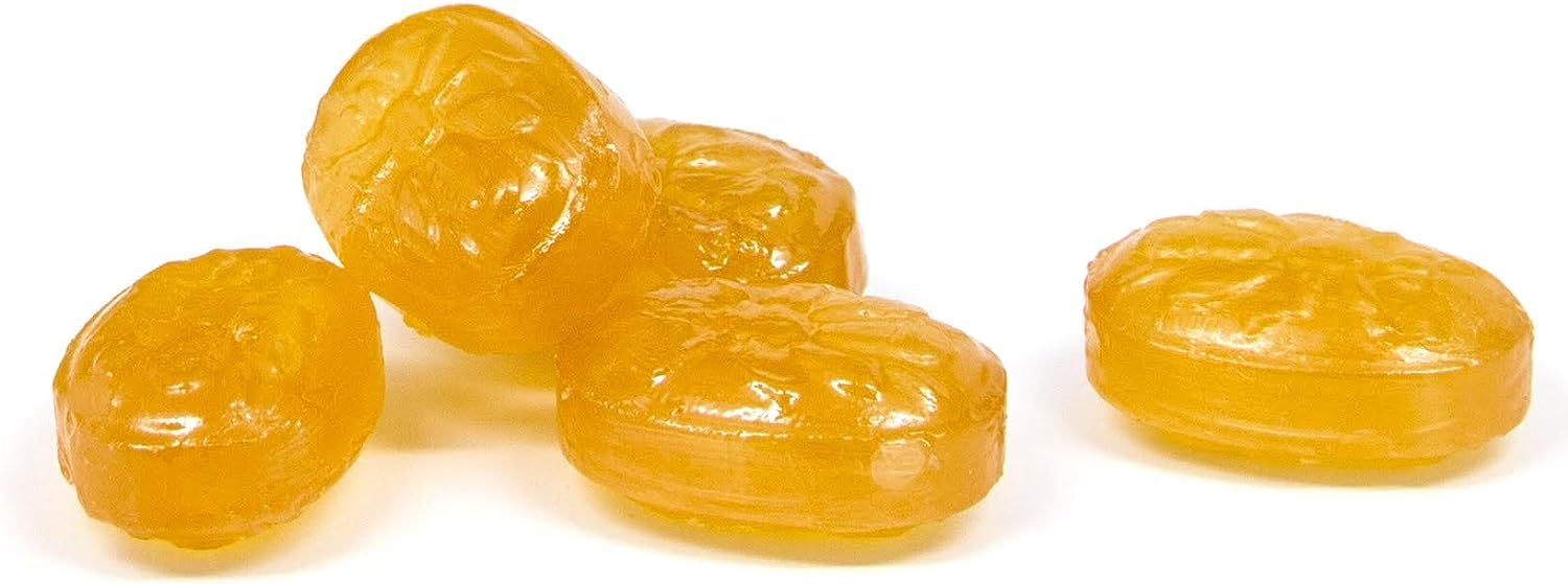 Honees Filled Menthol Cough Drops, Honey, Menthol & Eucalyptus Cough Drops- Natural Sore Throat Relief - Nothing Artificial -Thr